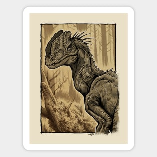 Dilophosaurus Magnet